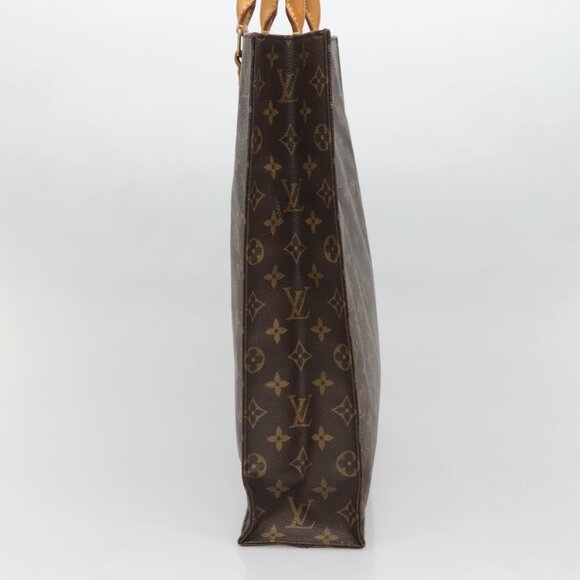 LOUIS VUITTON Monogram Sac Plat Hand Bag M51140 LV Auth 137740 - Picture 5 of 16